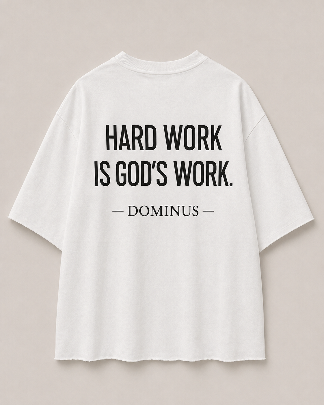 Dominus Signature Tee in White