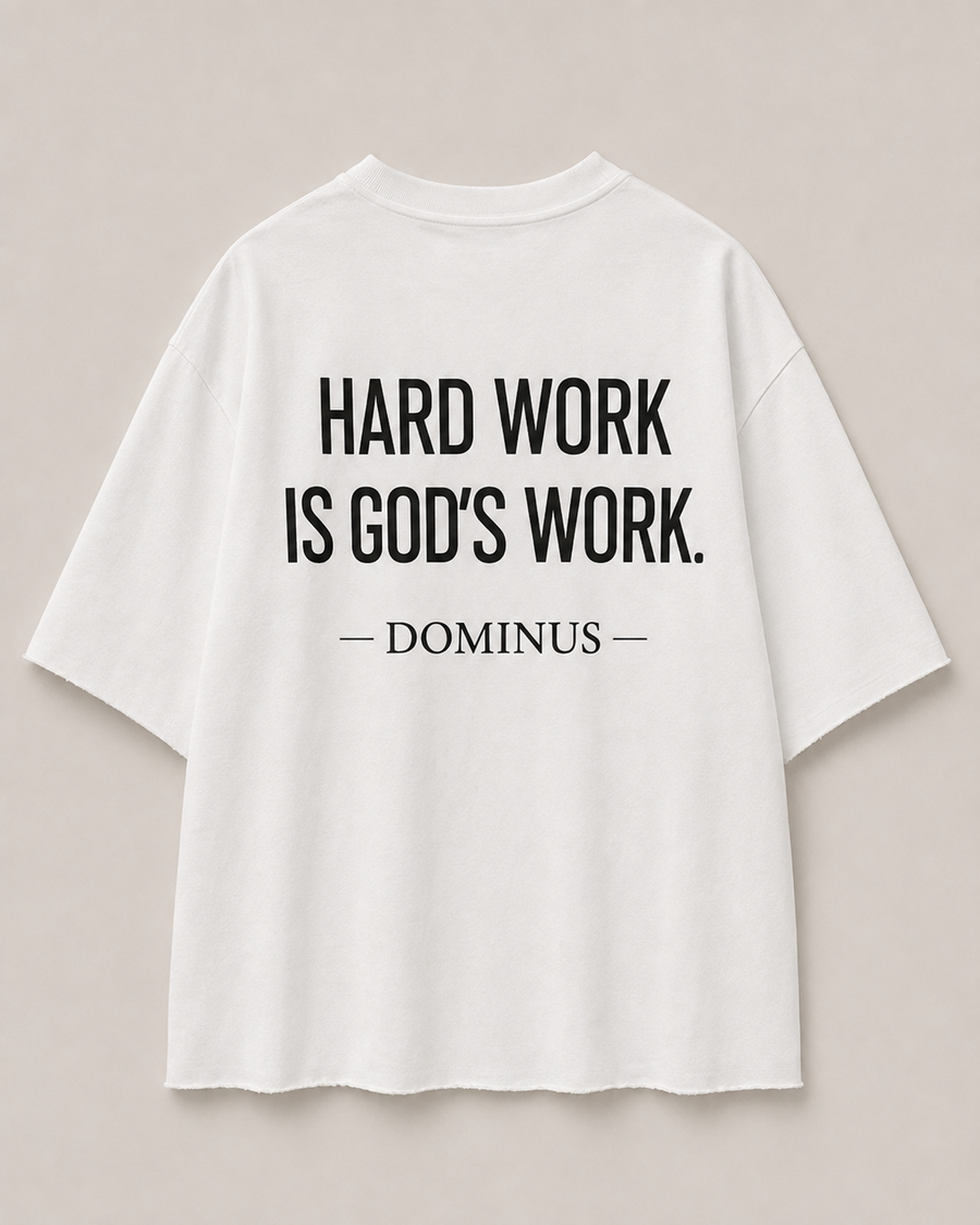 Dominus Signature Tee in White