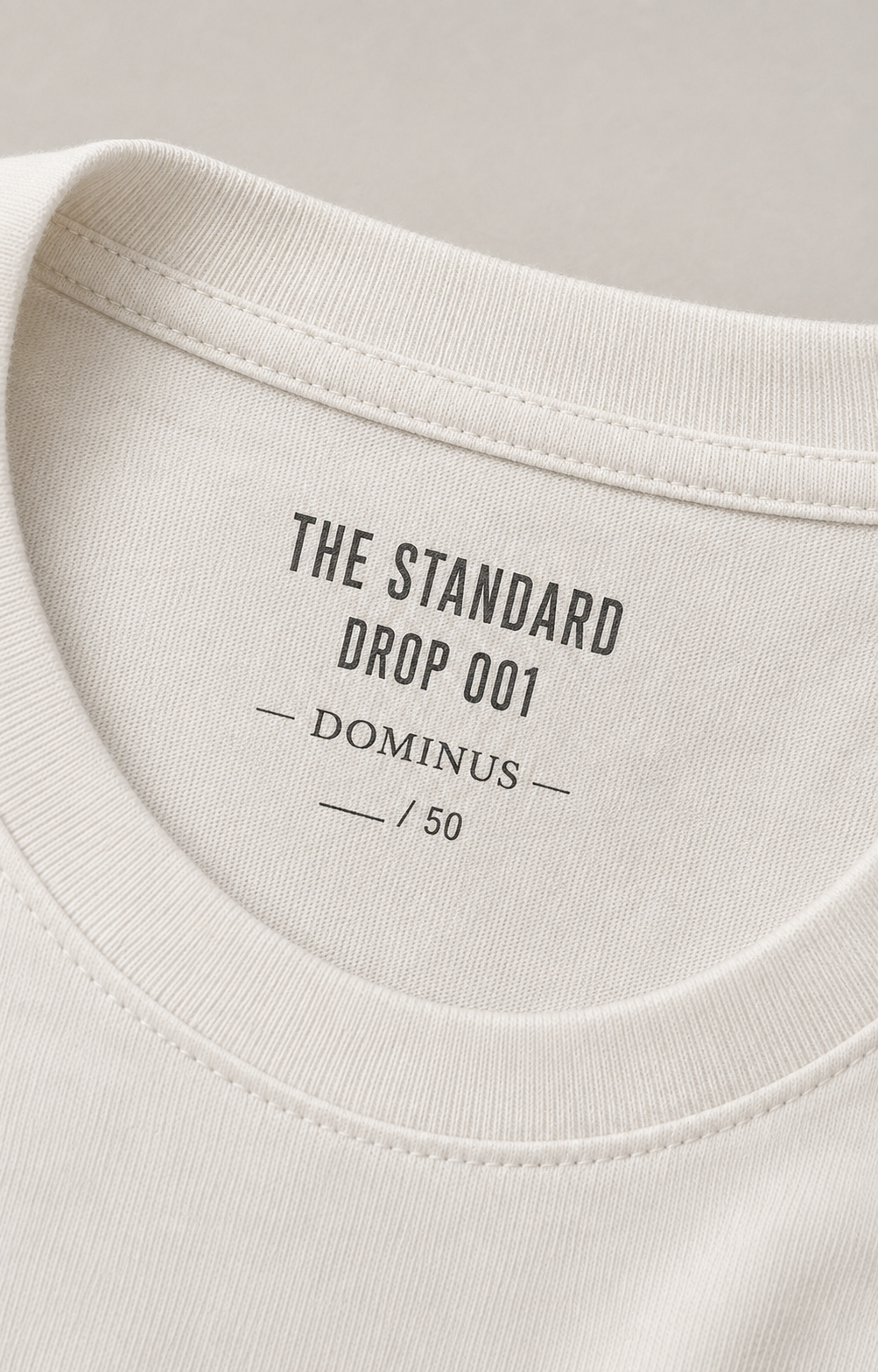 Dominus Signature Tee in White
