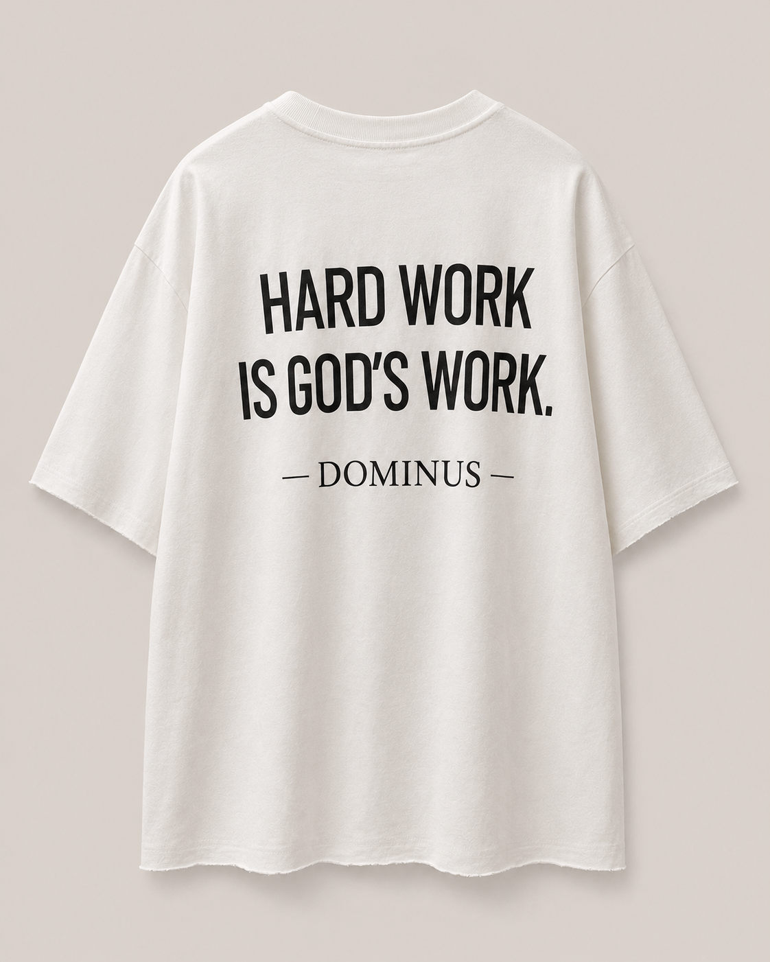 Dominus Signature Tee in White