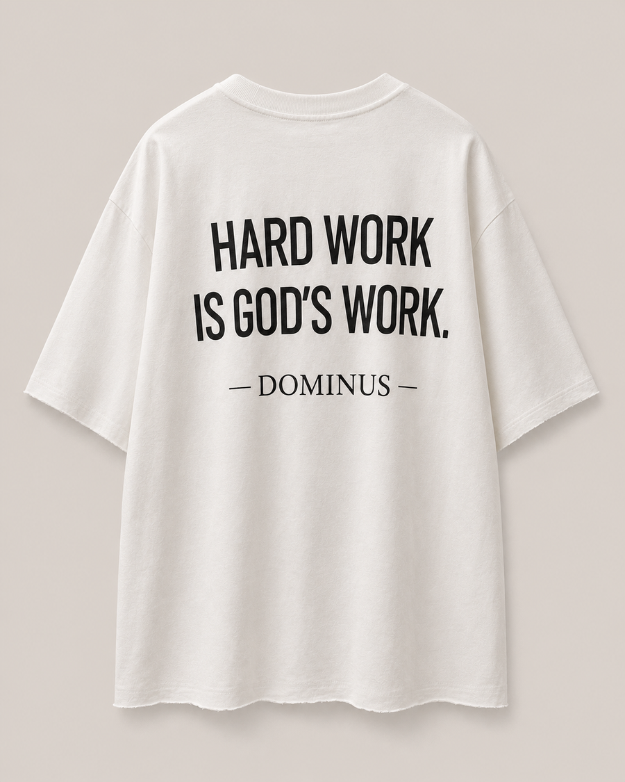Dominus Signature Tee in White