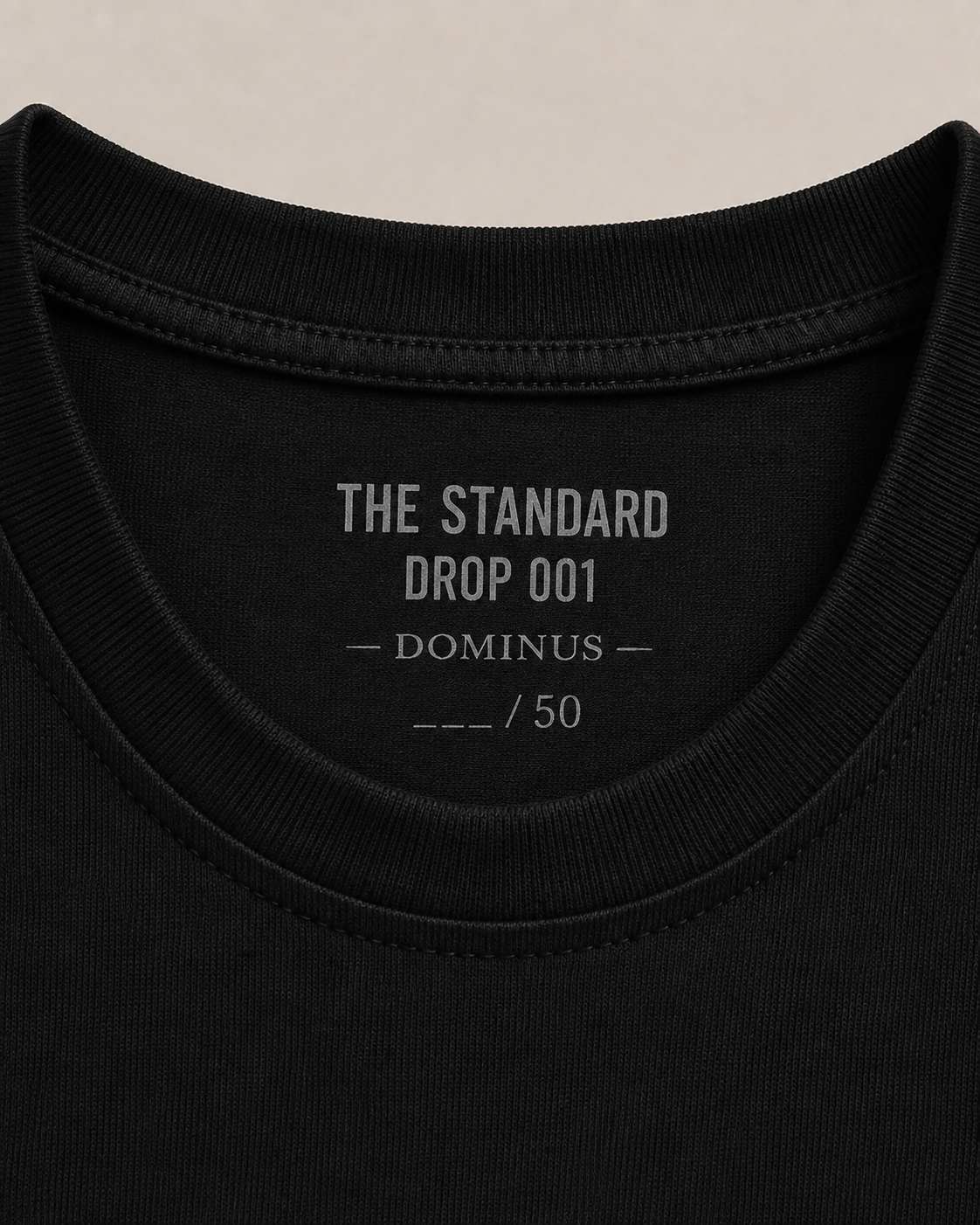 Dominus Tank Top in Jet Black