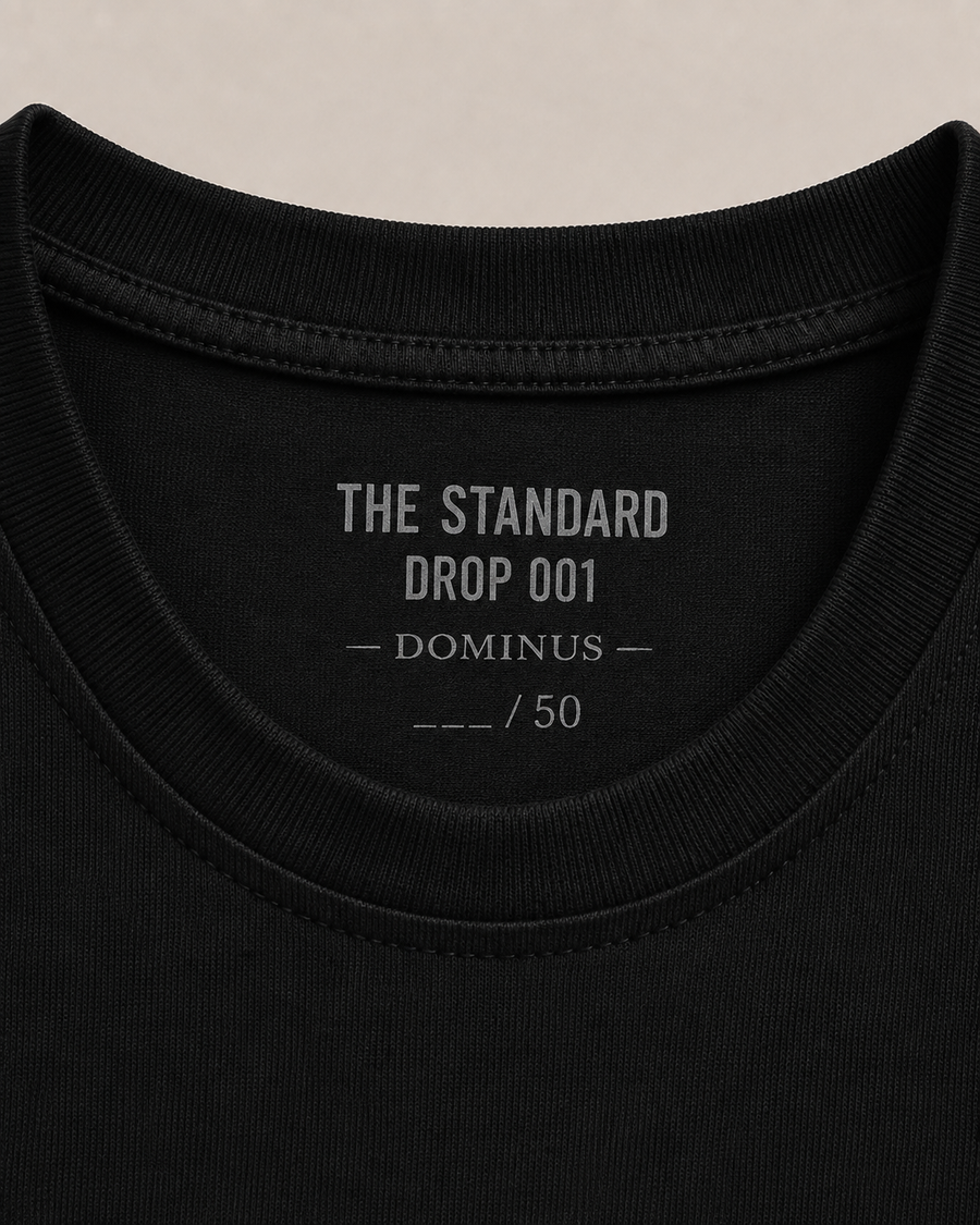 Dominus Tank Top in Jet Black