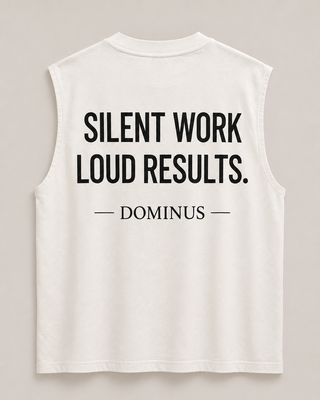 Dominus Tank Top in White