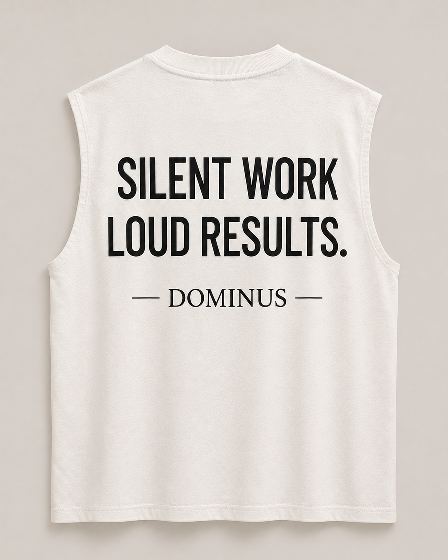 Dominus Tank Top in White