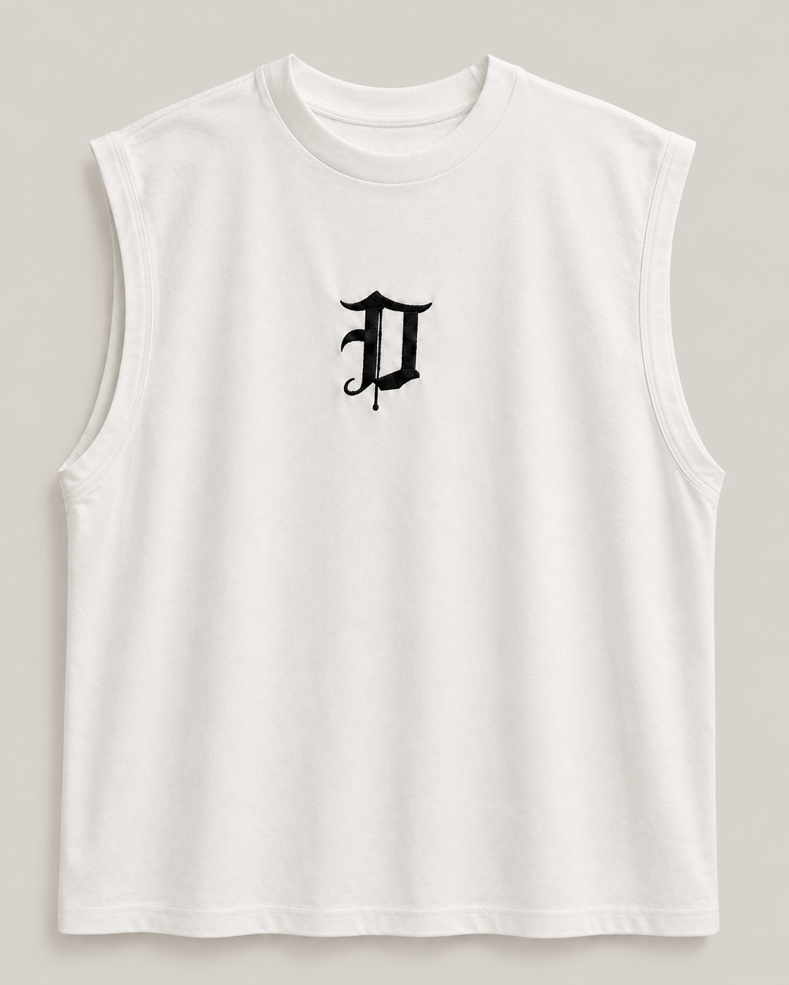 Dominus Tank Top in White